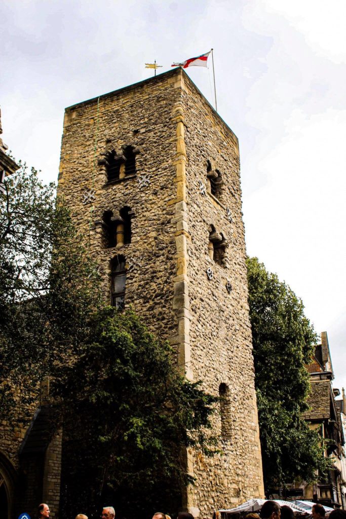 The Saxon Tower at St Michael at the North Gate