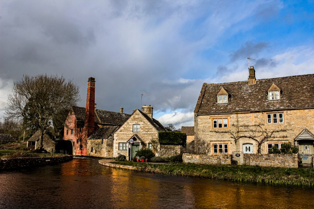 Cottages and water mill in Lower Slaughter