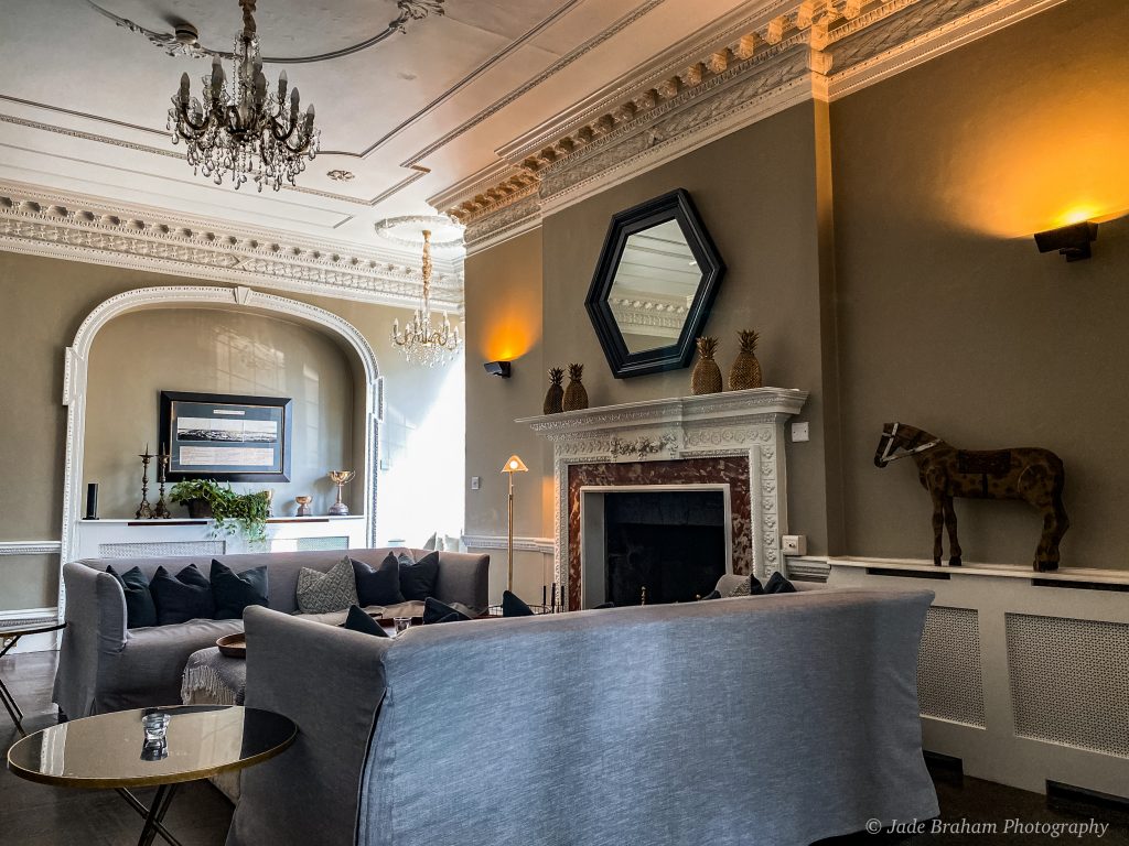 The dining room at the Merchants Manor House in Falmouth