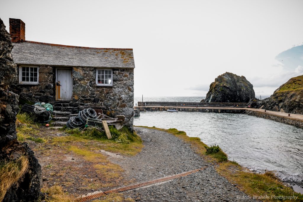 Mullion Cove, fishing village in Cornwall