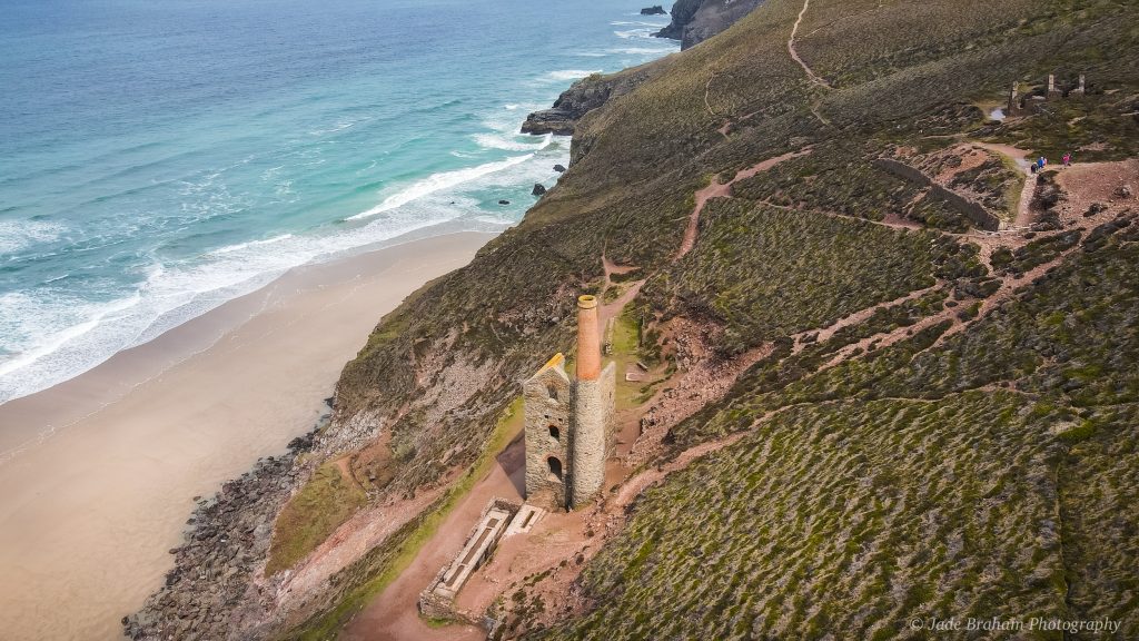 Wheal Coates at Chapel Porth Beach, Cornwall