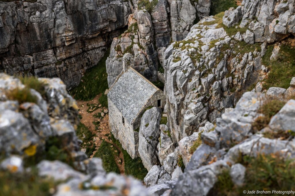 St Govan's Chapel along the Wales Coast Path