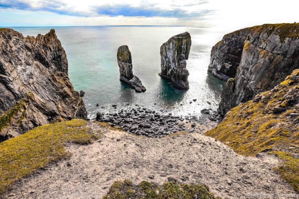 Elegug Stacks along the Wales Coast Path