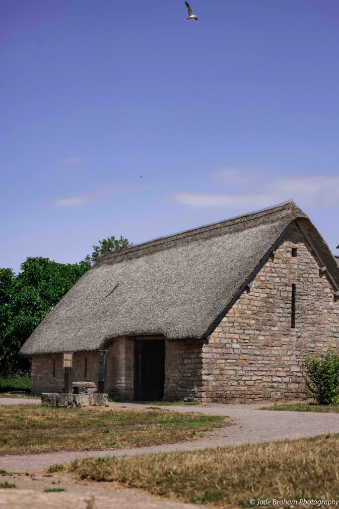 The Reeve's Barn at Cosmeston Medieval Village.