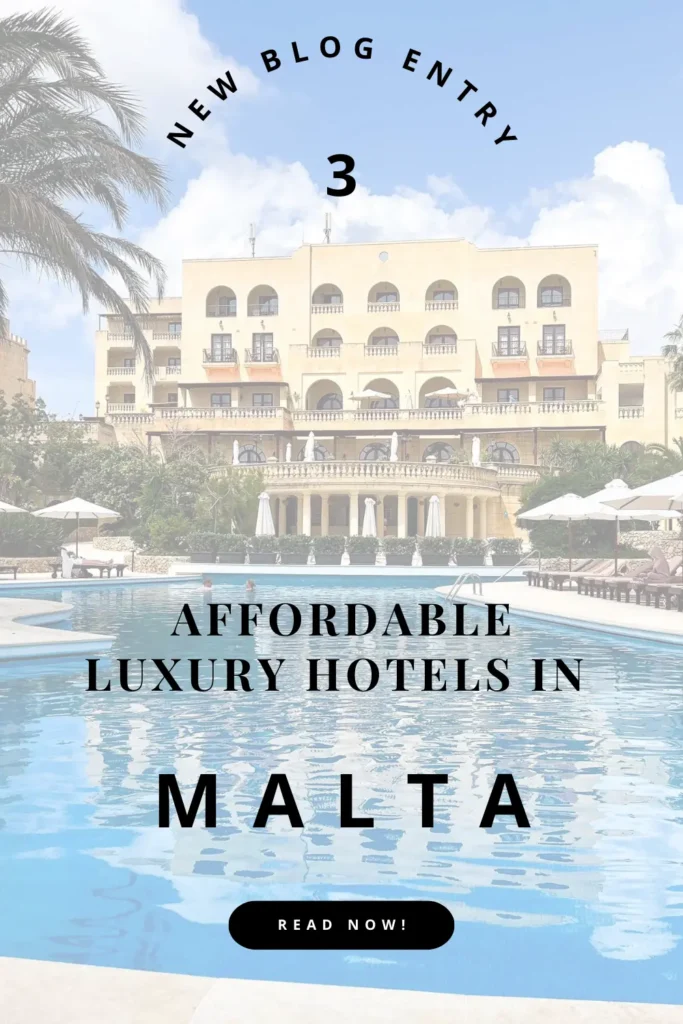Top 3 best hotels in Malta. 