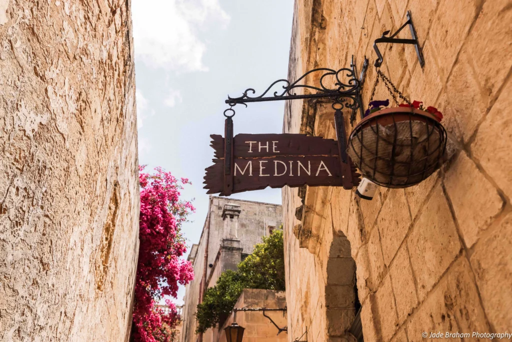 The Medina Restaurant in Mdina, Malta. 