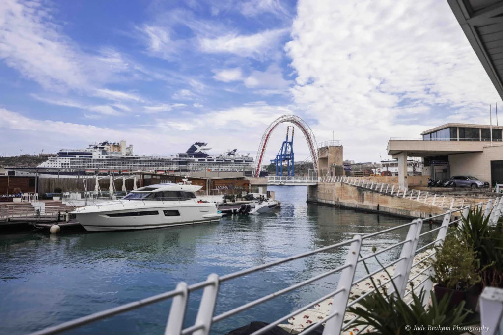 One of the best things to do in Valletta is visit the waterfront to see yachts and cruises. 