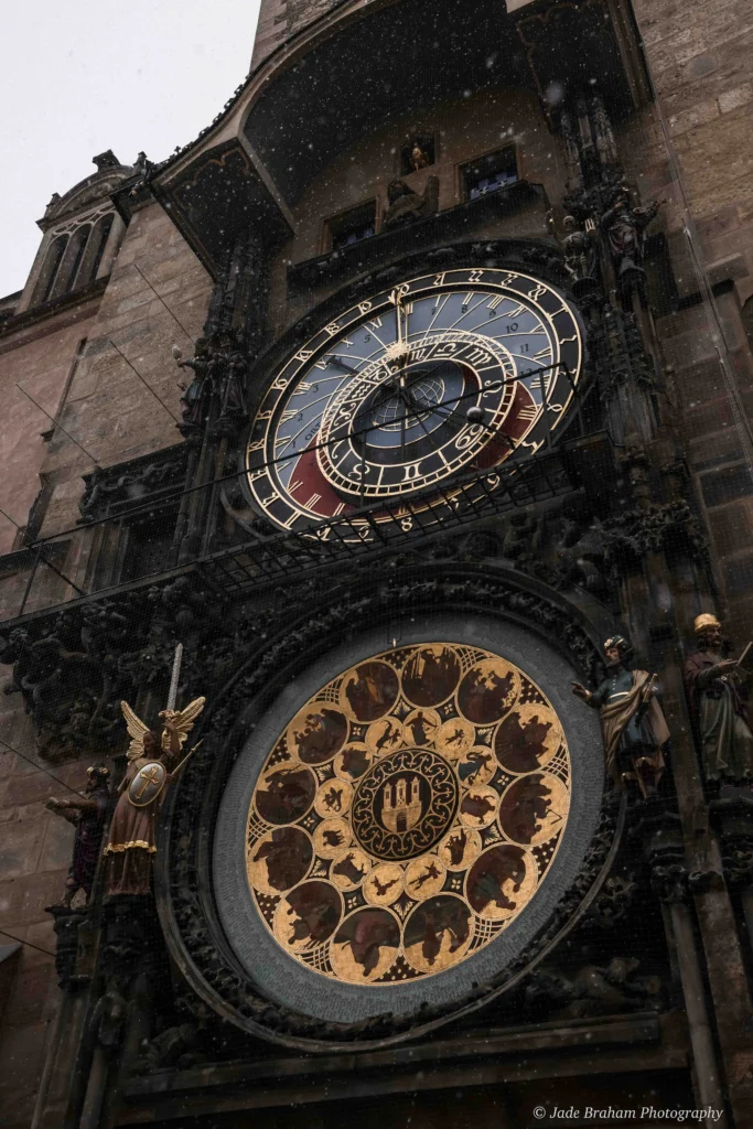 The Astronomical Clock in the Old Town Square in Prague