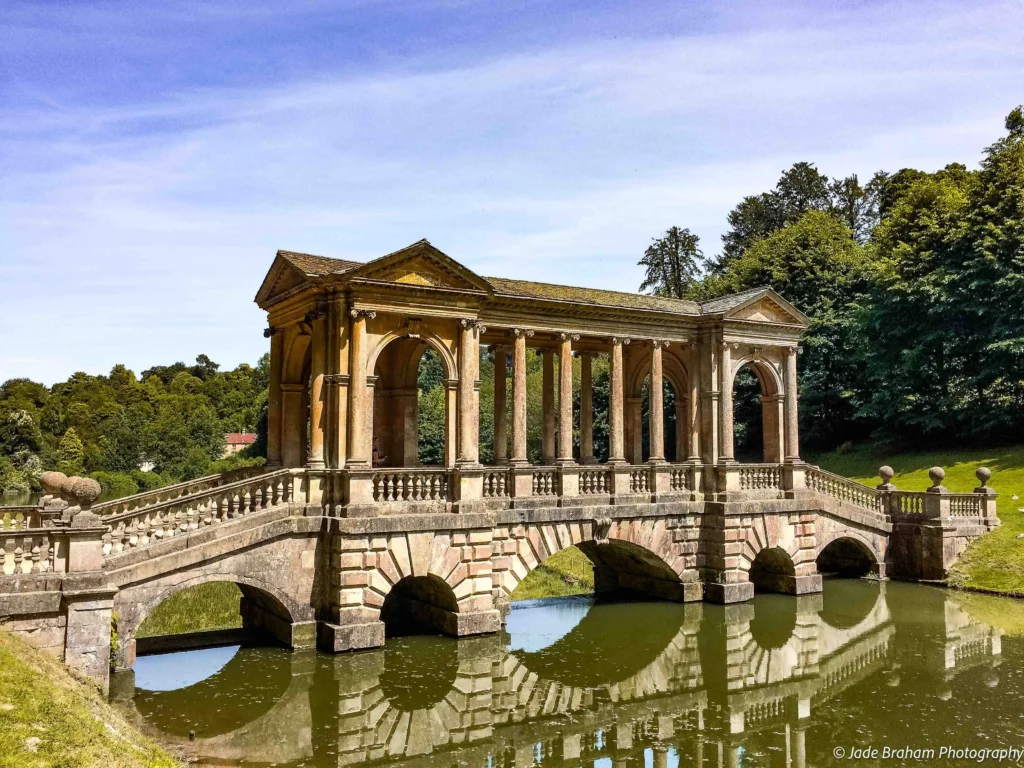 Palladian Bridge in Prior Park Landscape Garden