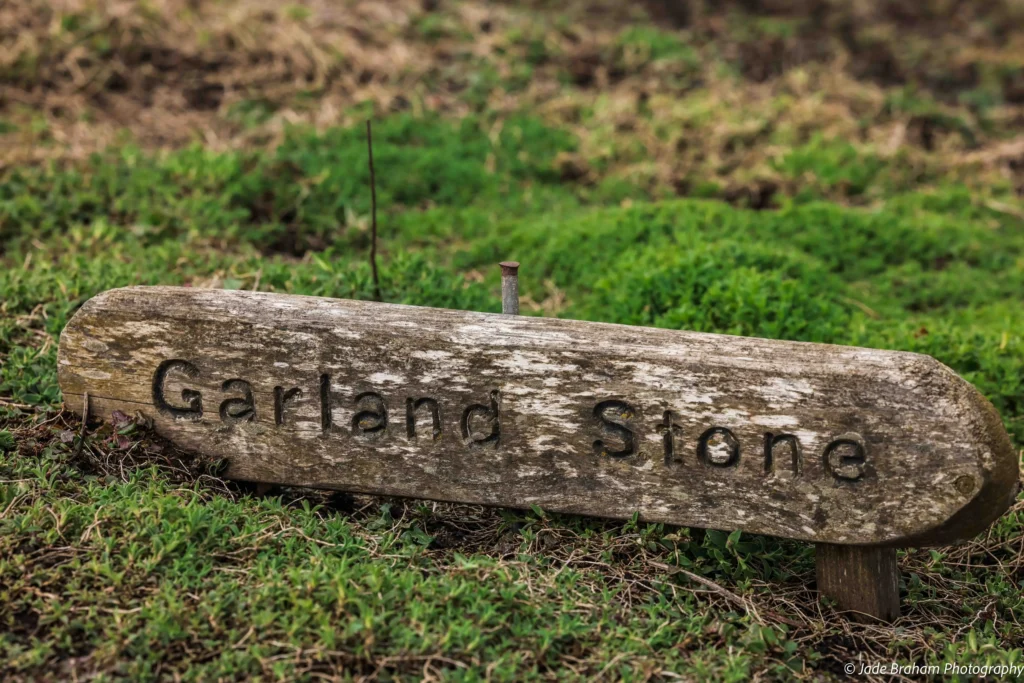 Garland Stone Sign