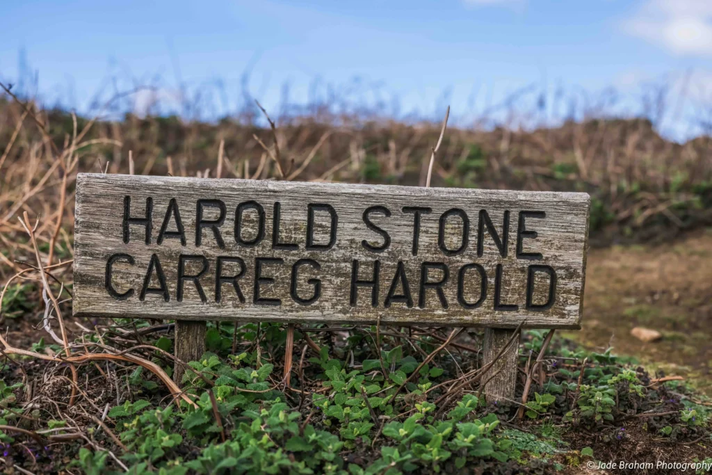 The Harold Stone Sign on Skomer Island