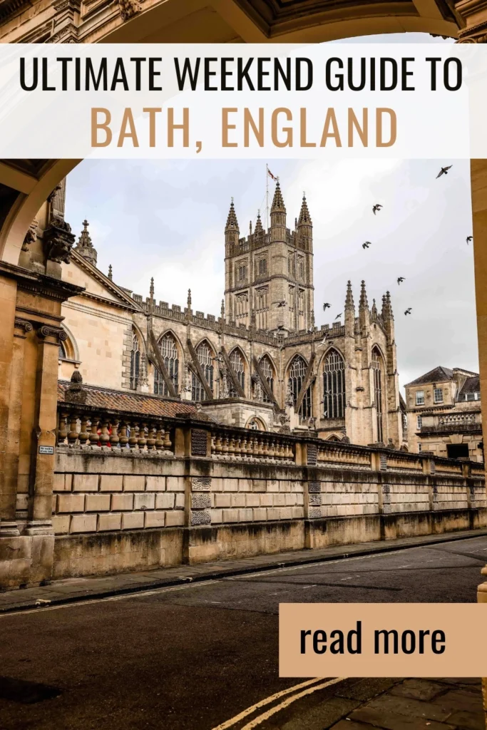 Weekend in Bath Pinterest Pin