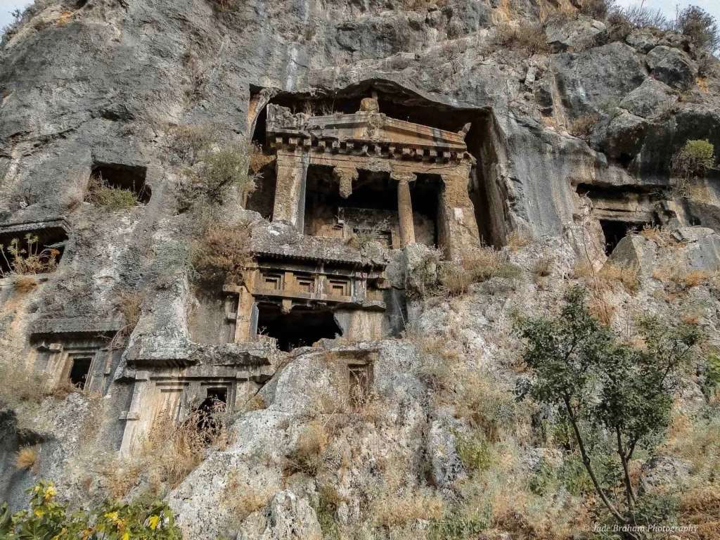 Visiting the Amyntas Rock Tombs is one of the best things to do in Fethiye. 