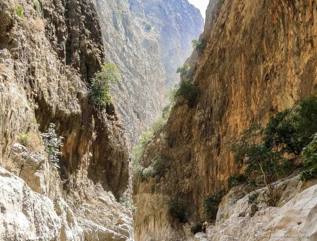 The gorge at the Saklikent National Park. 