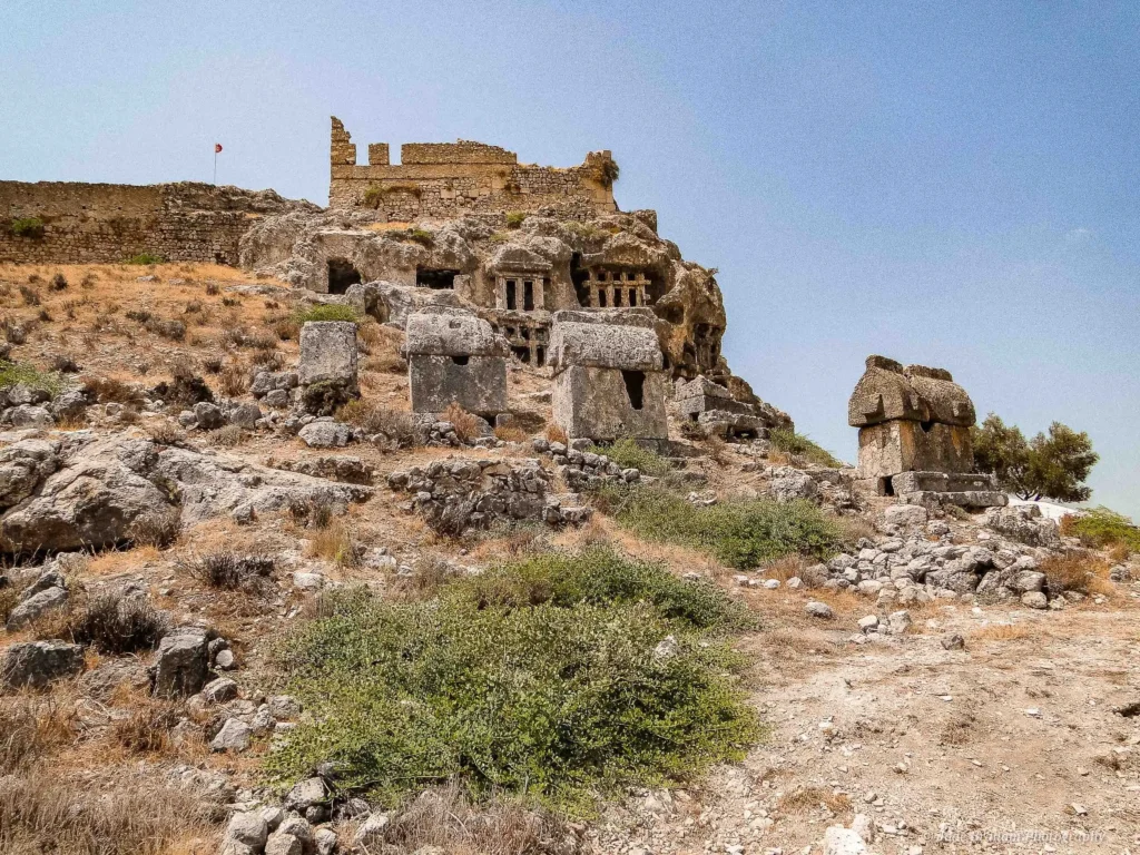 The ruins of the Ancient City of Tlos.