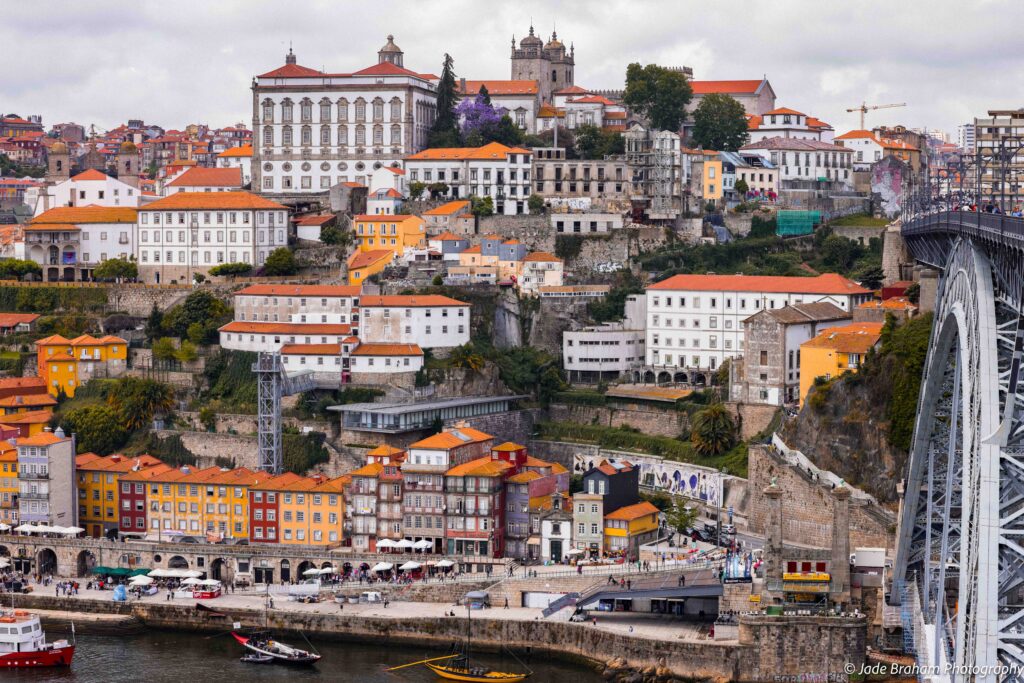 A weekend in Porto - a view of the old town from the River