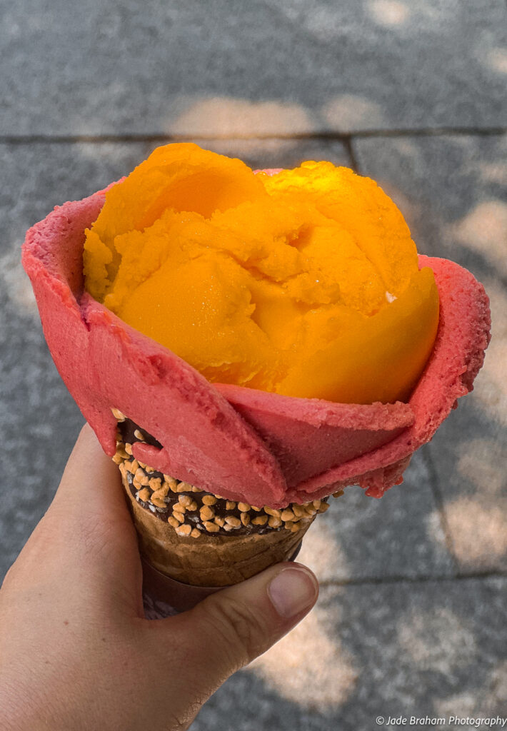 A weekend in Porto must include ice cream. My favourite is the strawberry and mango.