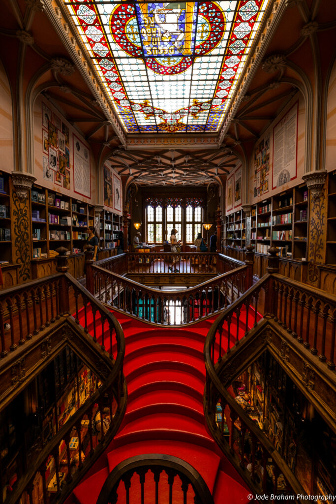 Livraria Lello - Harry Potter bookshop in Porto.