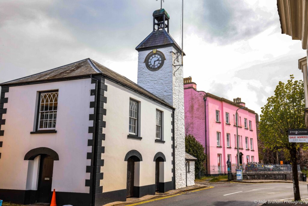 Jane Austen Road Trip in West Wales - Laugharne High Street has Georgian architecture. 