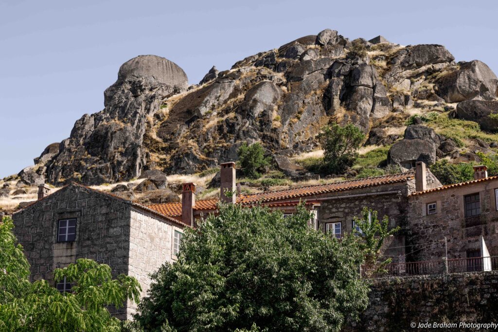 Monsanto Village in Portugal has enormous boulders replaces the houses's terracotta roofs.