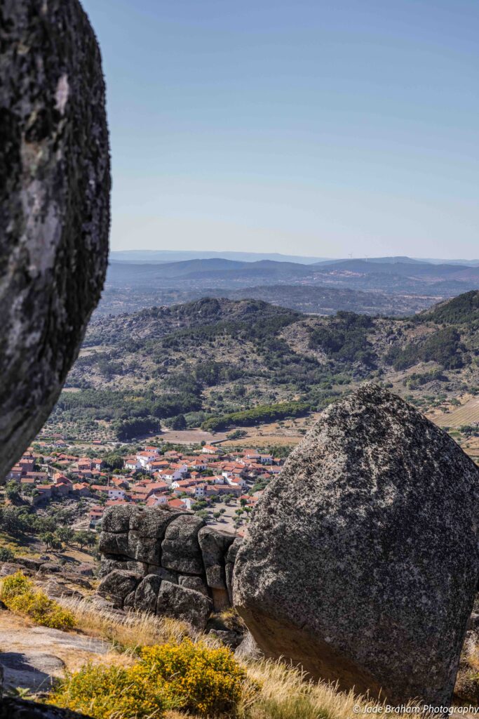 There are many sweeping valley views in Monsanto Village in Portugal. 