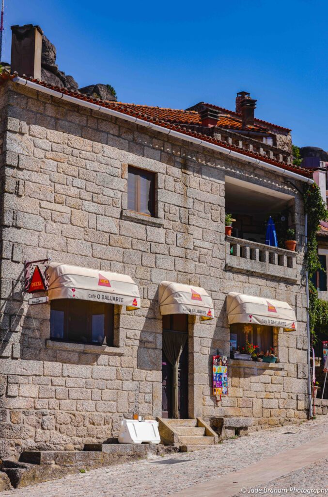 There is a shop in the main square of Monsanto Village.