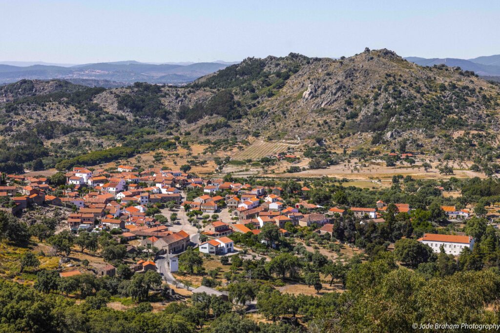 View of Relva from Monsanto Village in Portugal