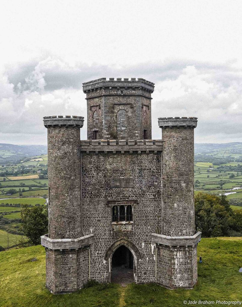 Jane Austen Road Trip in West Wales - Paxton's Tower. 